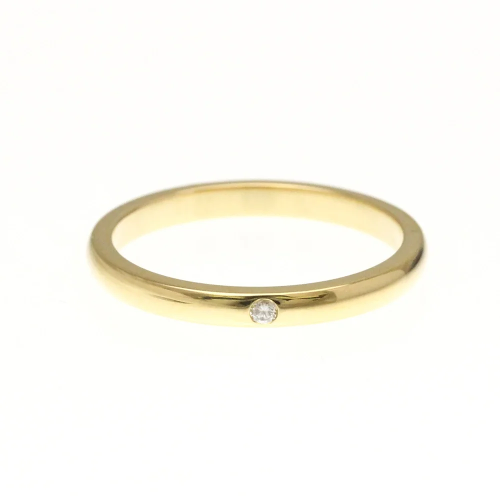 TIFFANY 18k Gold Diamond Ring